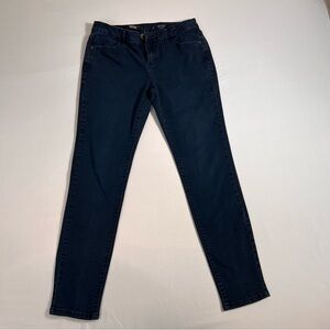 Simply Vera Wang Dark Wash Skinny Jeans Size 6 Mid Rise Stretch Minimalist